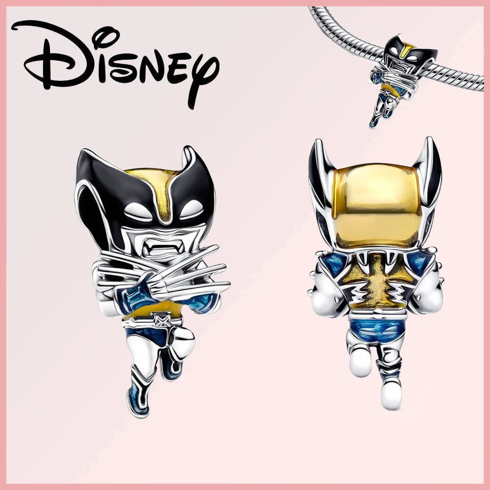 Disney 925 Sterling Silver Stitch Minnie Winnie Dangle