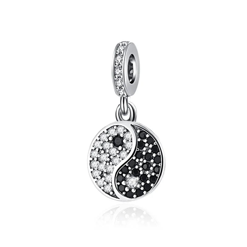 SilverSparkle Animal Skull Pendant for DIY Jewelry Bracelets B3842