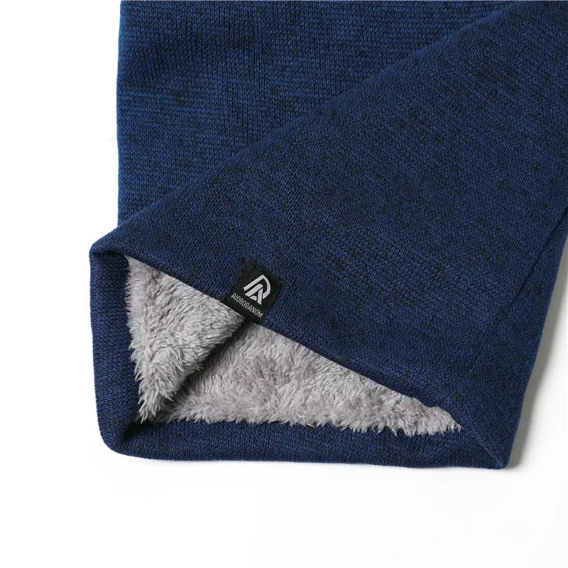 Unisex Solid Cashmere Warm Winter Ring Scarf Snood Muffler
