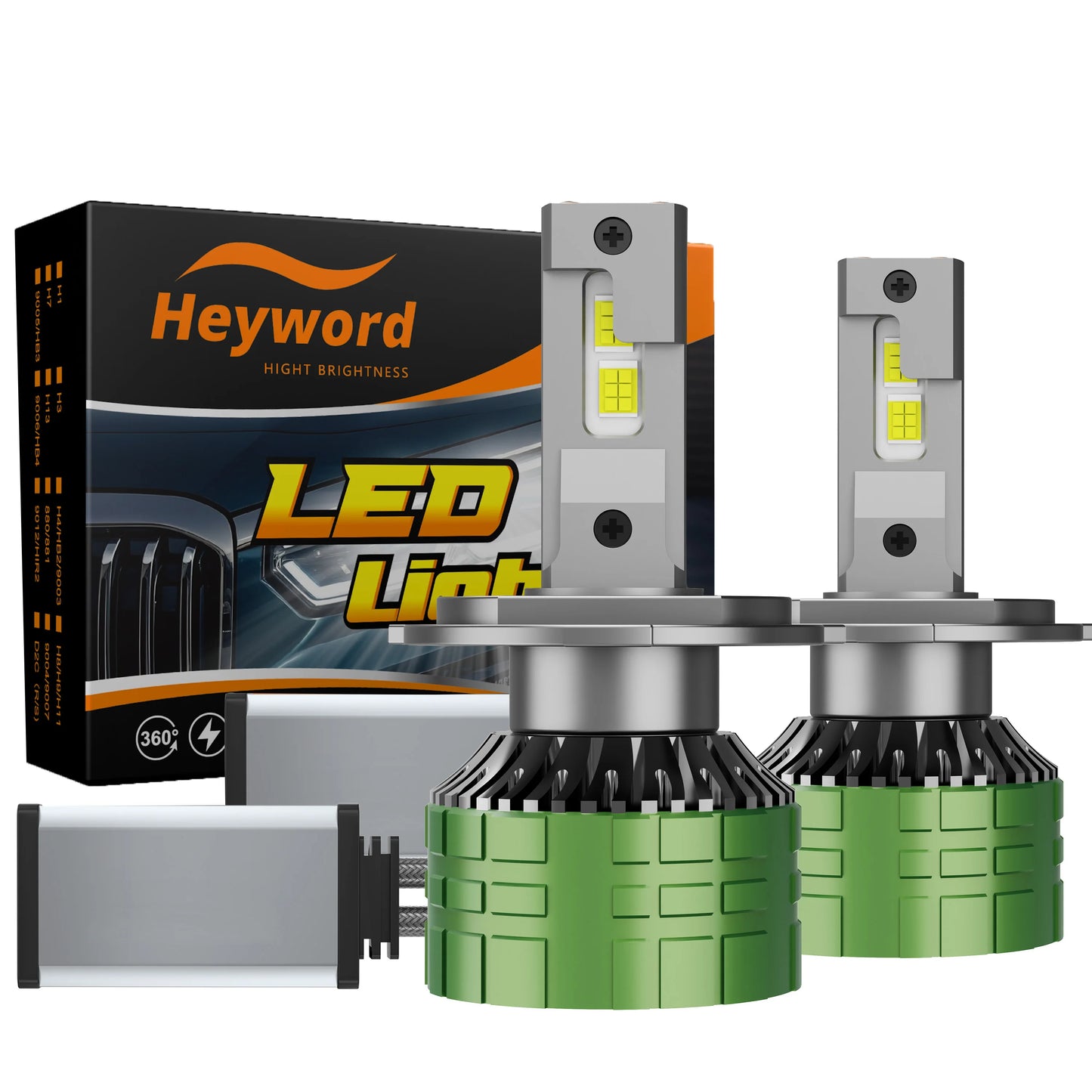 Heyword Canbus 4300W LED 6000K H7 H4 H11 HB3 HB4 9005 9006