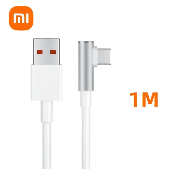 Original Xiaomi 120W 6A Super Fast Charger With Type C Cable White 1M 1.8m