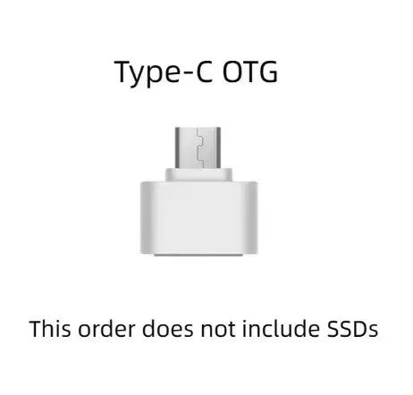 High Speed 1TB External SSD USB Type C For Laptop Mac