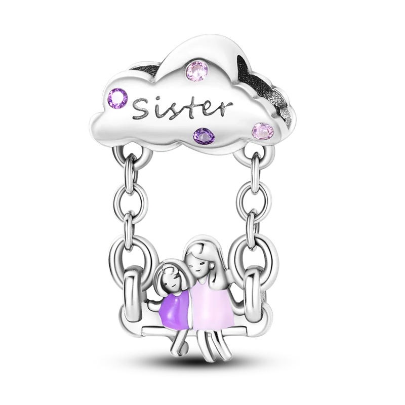 925 Sterling Silver Charm Bead Bracelet for Smartwatch and DIY Jewelry KTC649
