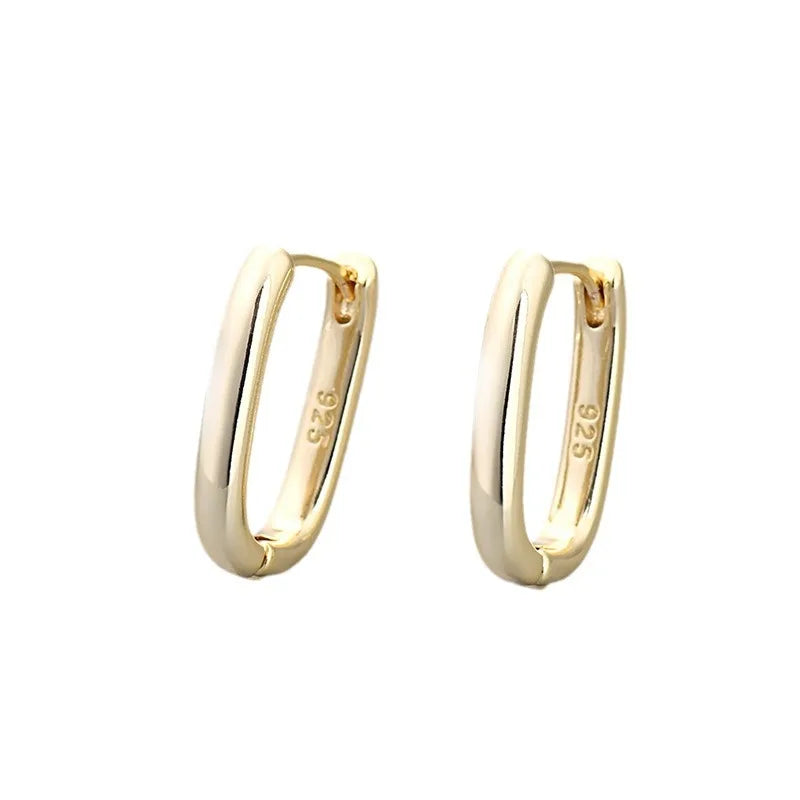 Elegant Double Circle Copper Earrings for Women - Fashionable Daily and Date Jewelry Gift