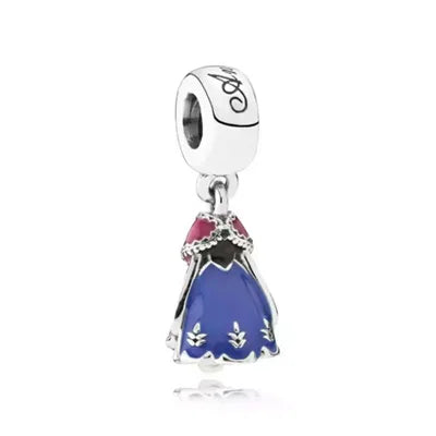 925 Silver Dress Pendant Charms for European Bracelets P293
