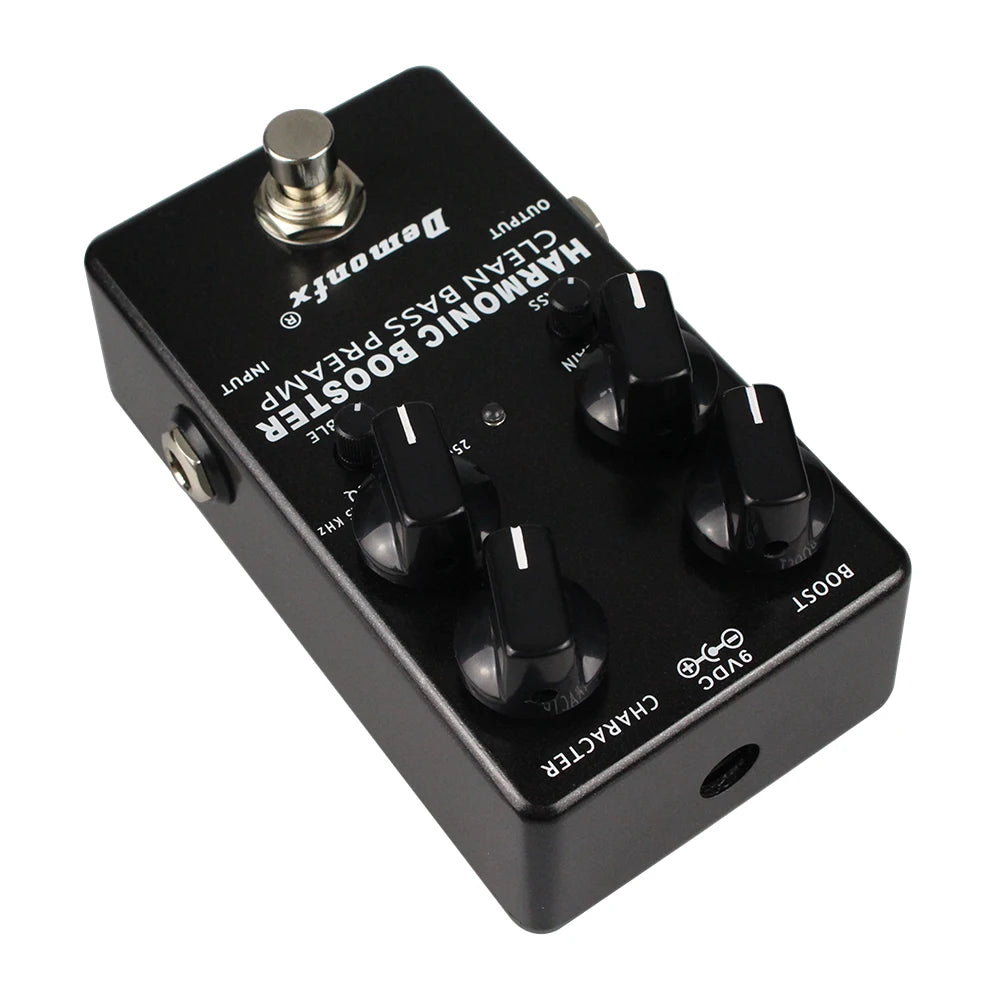 Bass Booster Clean Boost Preamp Bass Effect Pedal High Quality Demonfx Harmonic Booster