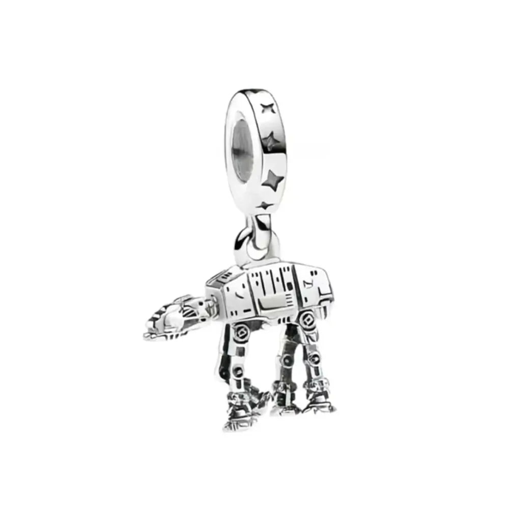 Exquisite 925 Silver Elephant Beads and Mouse Pendant for European Original Bracelet DIY Jewelry