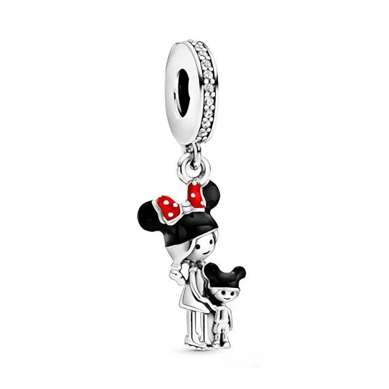 925 Silver Dress Pendant Charms for European Bracelets P534