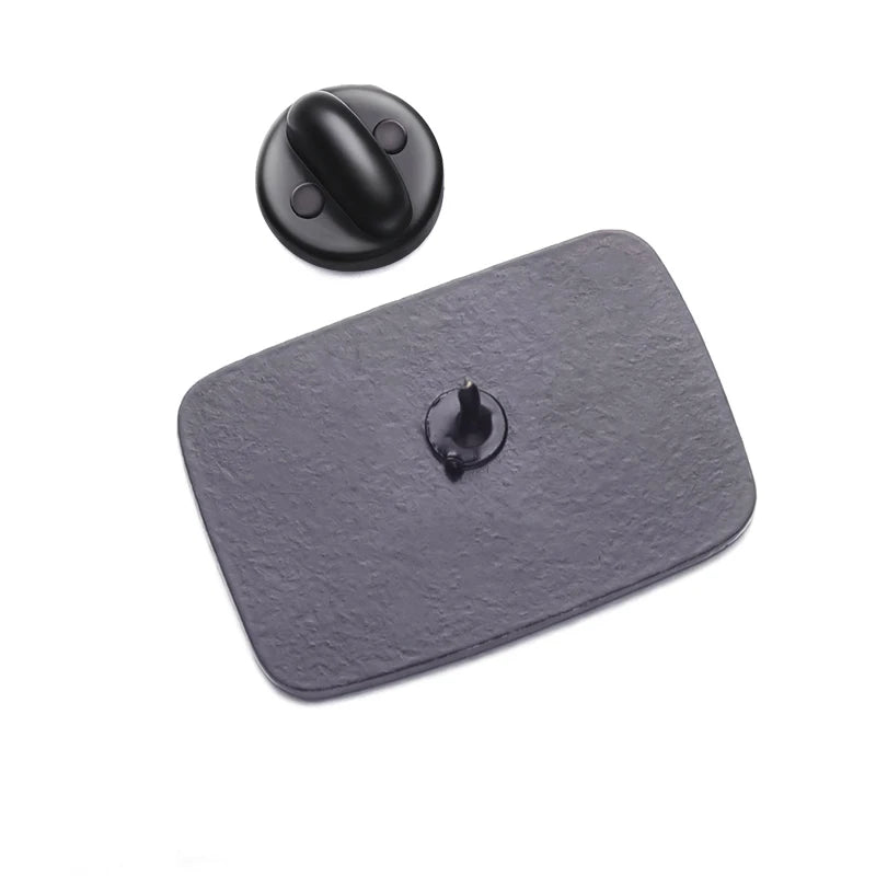 Quirky Anxious Dialog Enamel Lapel Pins for Unique Fashion Statements