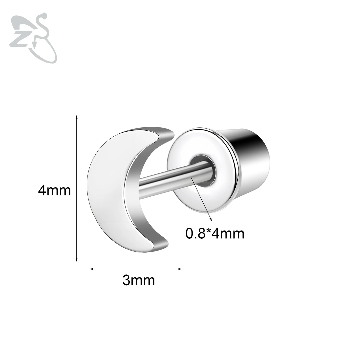 Charming Stainless Steel Flower Butterfly Stud Earrings for Children and Women