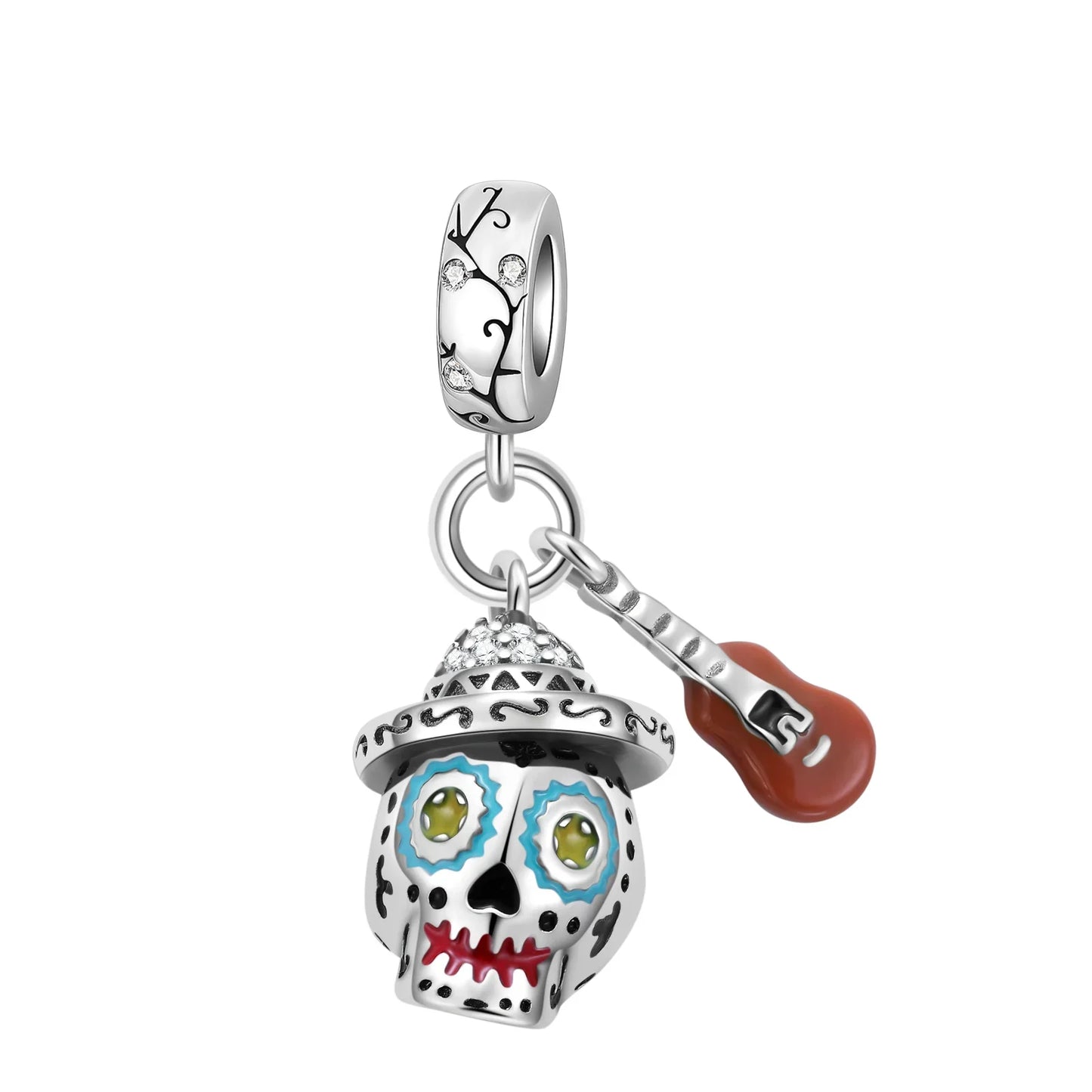 925 Sterling Silver Halloween Charms Pumpkin Ghost Witch Hat Pendant Beads for DIY Bracelet Necklace
