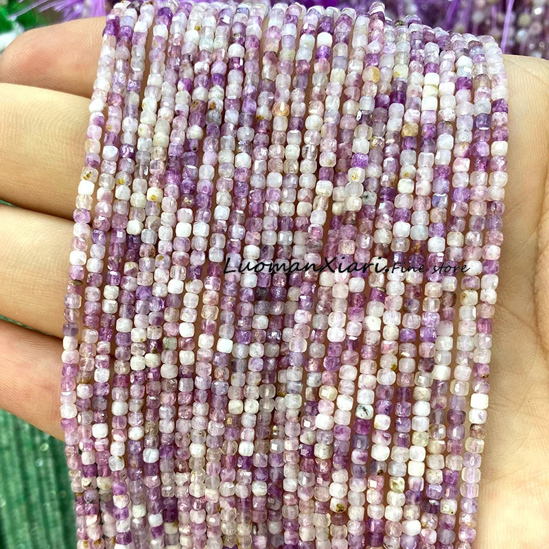 Elegant Faceted Aquamarine Beads for DIY Jewelry Making Bracelet Accessories