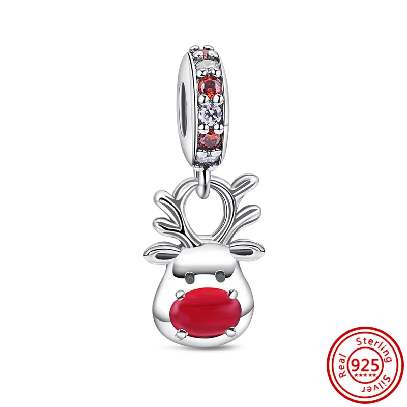 925 Silver Lucky Crown Butterfly Heart Family Tree Beads