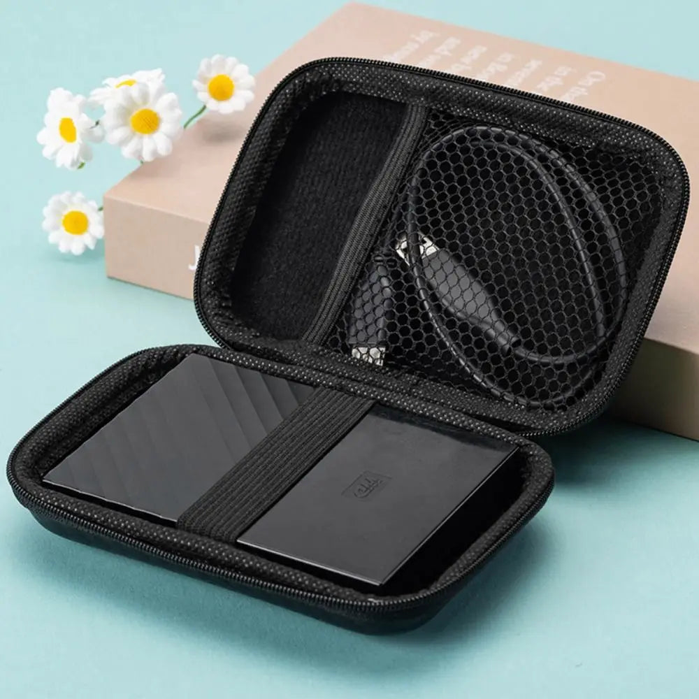 Portable EVA Phone Charger Zipper Bag Storage Case Pouch