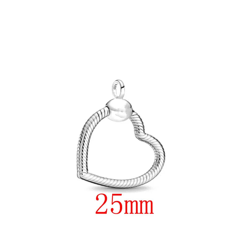 Zircon Love Heart Pendant Necklace Top Rated DIY Jewelry Charm for Women B3986