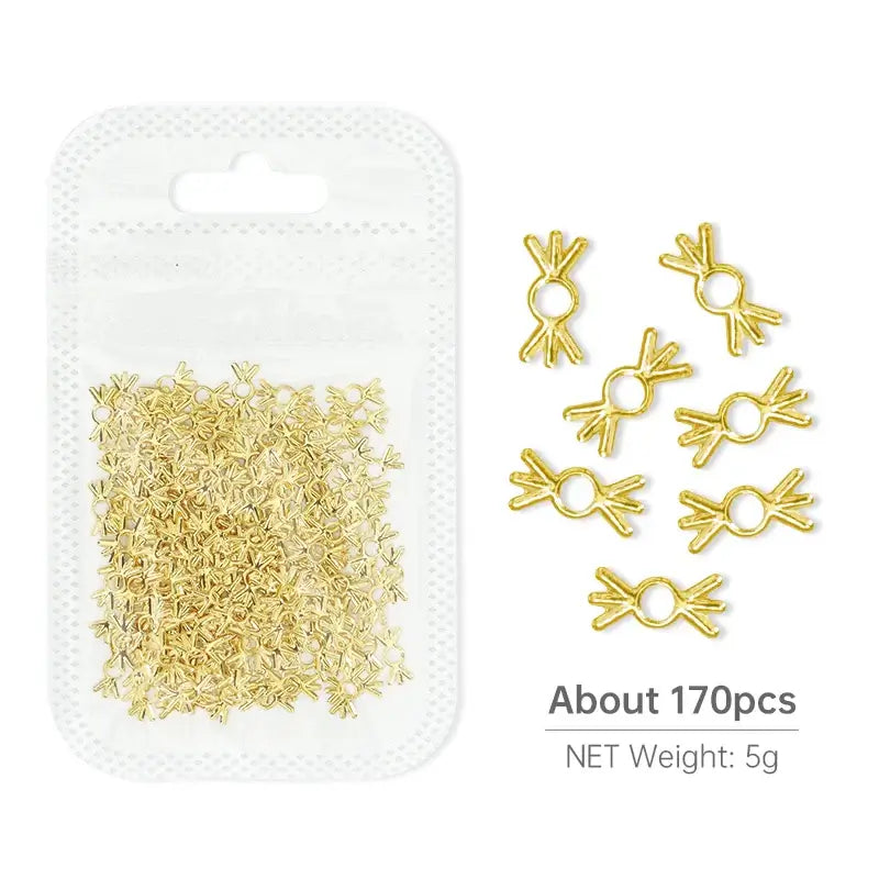 Resin Filling Metal Rivet Moon Stars Nail Art Decorations Mixed Beach Ocean Style Jewelry DIY Charms 5g-BBTTZLD-4