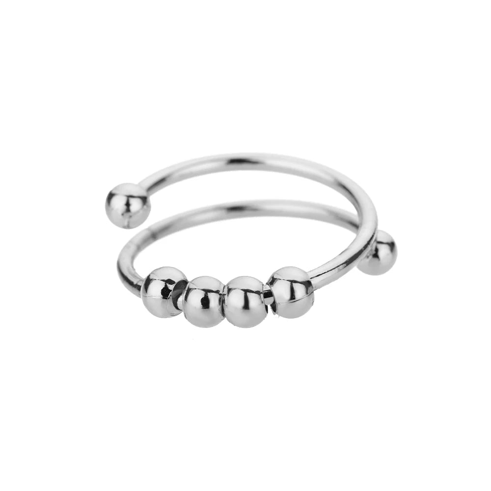 Gold Color 316L Stainless Steel Women's Rings - Fade-Resistant Luxury Wedding Jewelry with Free Shipping