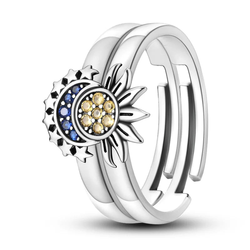 Zircon Diamond 925 Sterling Silver Women's Ring Elegant Fine Jewelry KTR103
