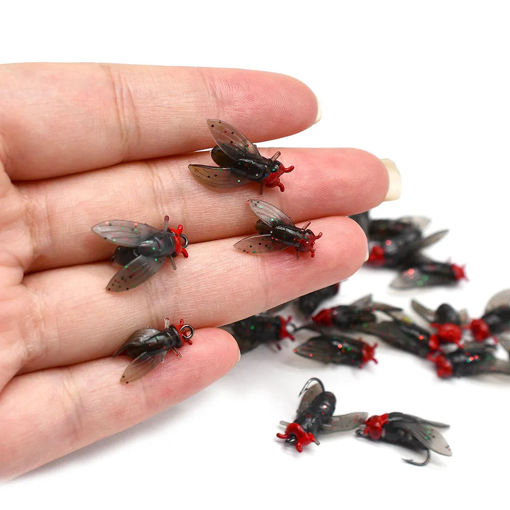 15PCS/Box Bionic Fly Fishing Bait For Salmon Trout Gear