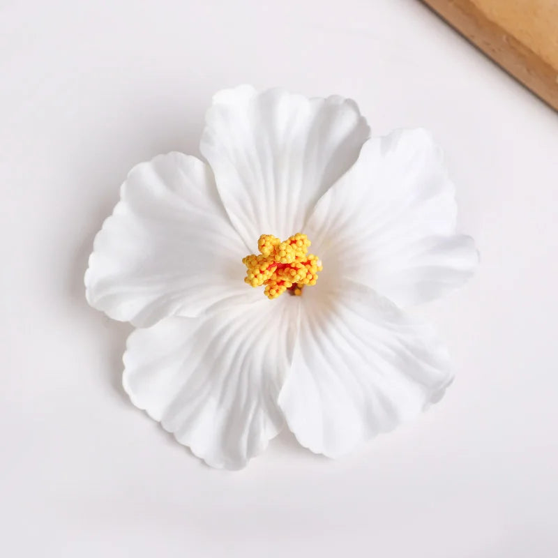 Hawaiian Flower Hair Clips Set for Summer Beach Weddings and Party Celebrations