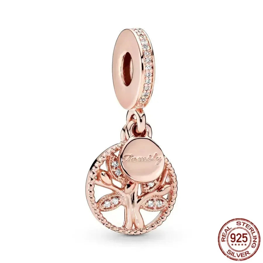 Original 925 Sterling Silver Ocean Pearl Shell Octopus Charm Bead Jewelry Set for Summer Romantic Style