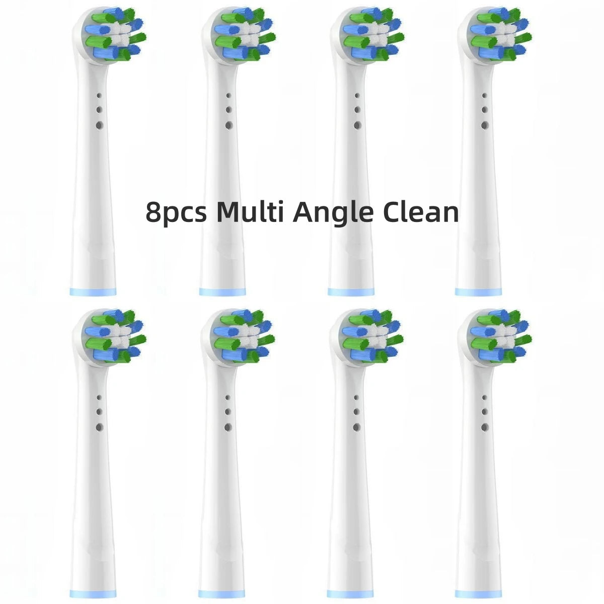 Toothbrush Replacement Heads Refill for Oral B Electric Toothbrush Pro1000 Pro 3000 Pro5000 Pro7000 Vitality Floss Action - 16 Pack 8 Multi Angle Clean