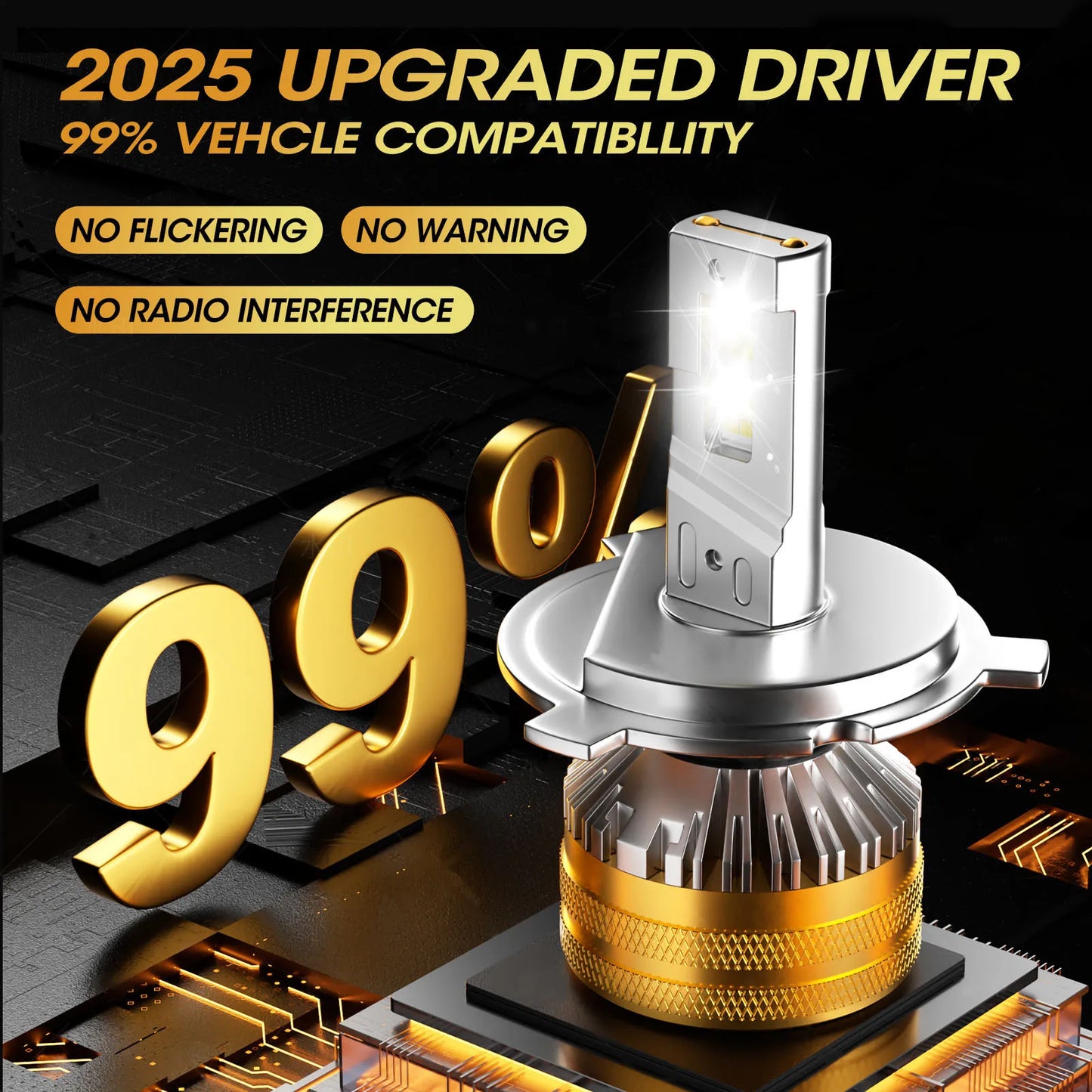 Heyword LED Truck Headlight Bulbs H7 H4 H11 12V 24V