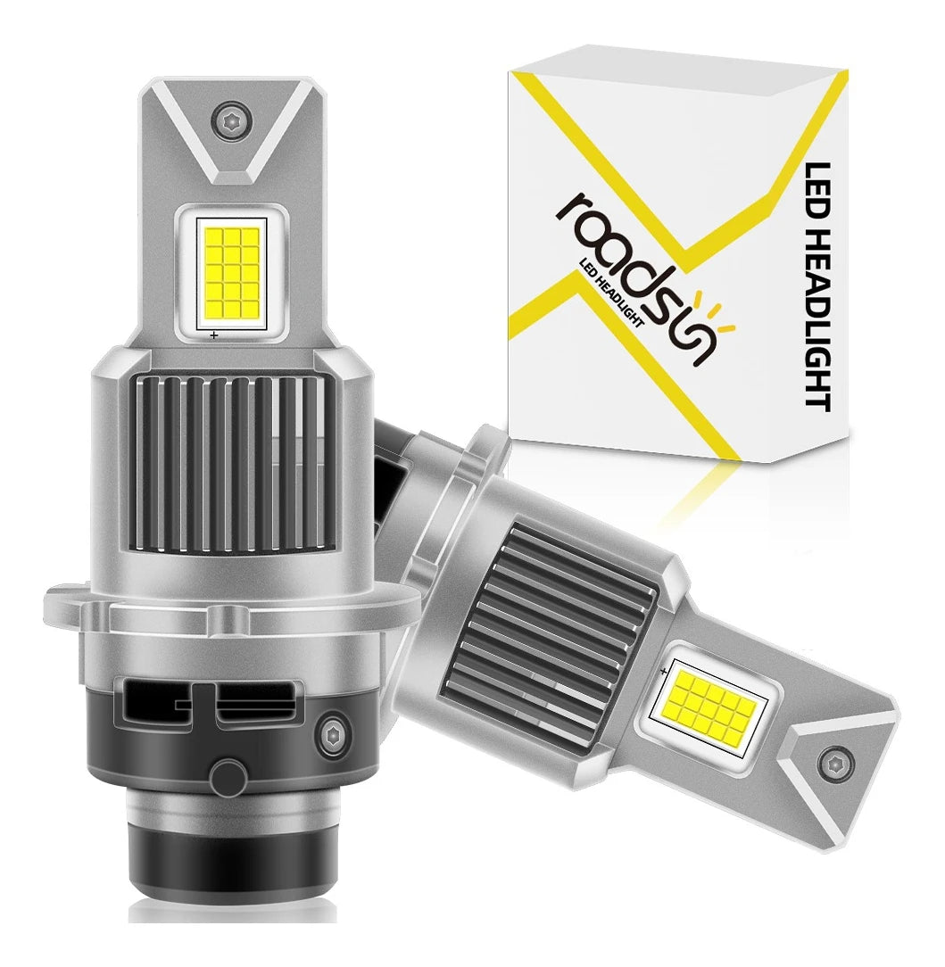 Dual Pack High-Power LED Headlight Bulbs 300W Canbus Error-Free Xenon Upgrade 12V 24V Plug and Play