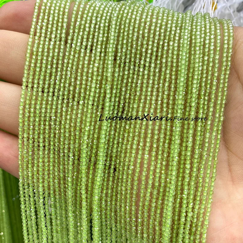 Elegant Faceted Aquamarine Beads for DIY Jewelry Making Bracelet Accessories