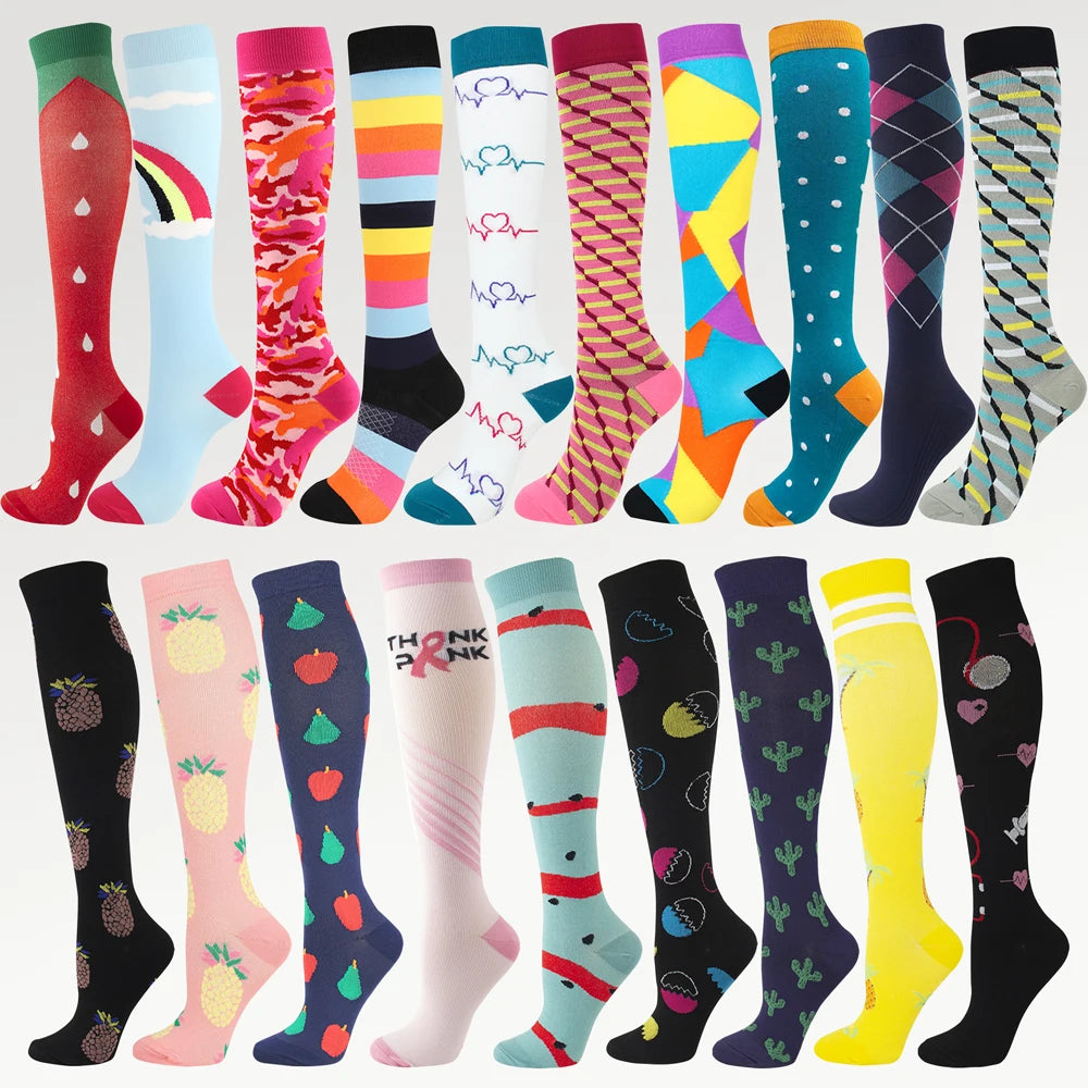 3 Pack Compression Socks For Women Improve Circulation