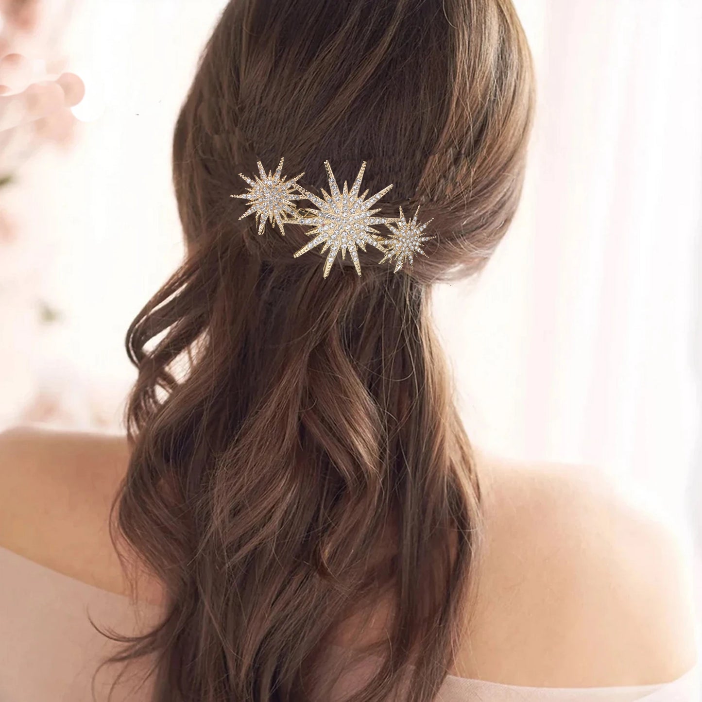 Bridal Crystal Hair Comb - Elegant Hair Clips & Pins for Brides