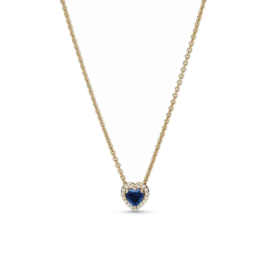 Zircon Love Heart Pendant Necklace Top Rated DIY Jewelry Charm for Women B5767