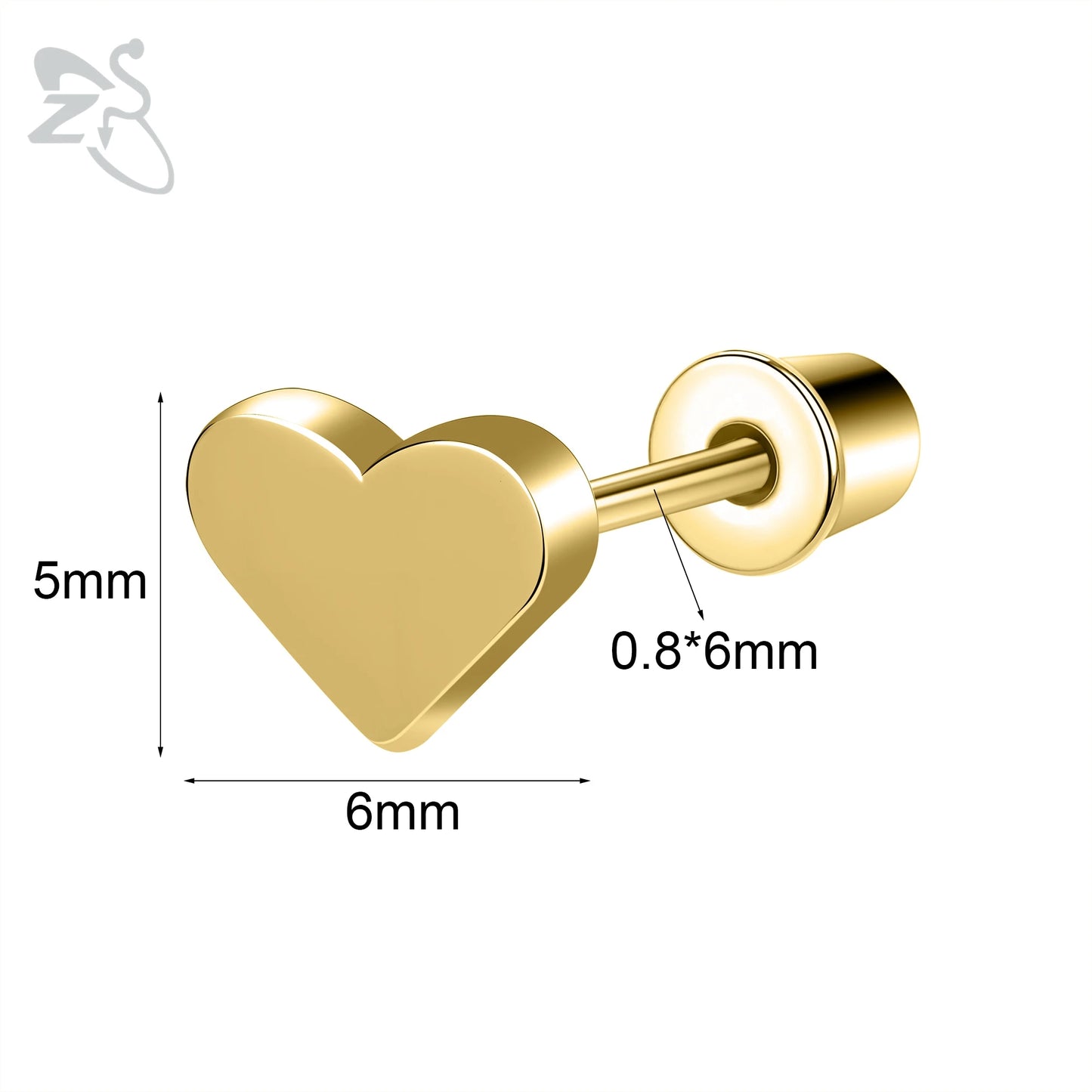 Charming Stainless Steel Flower Butterfly Stud Earrings for Children and Women