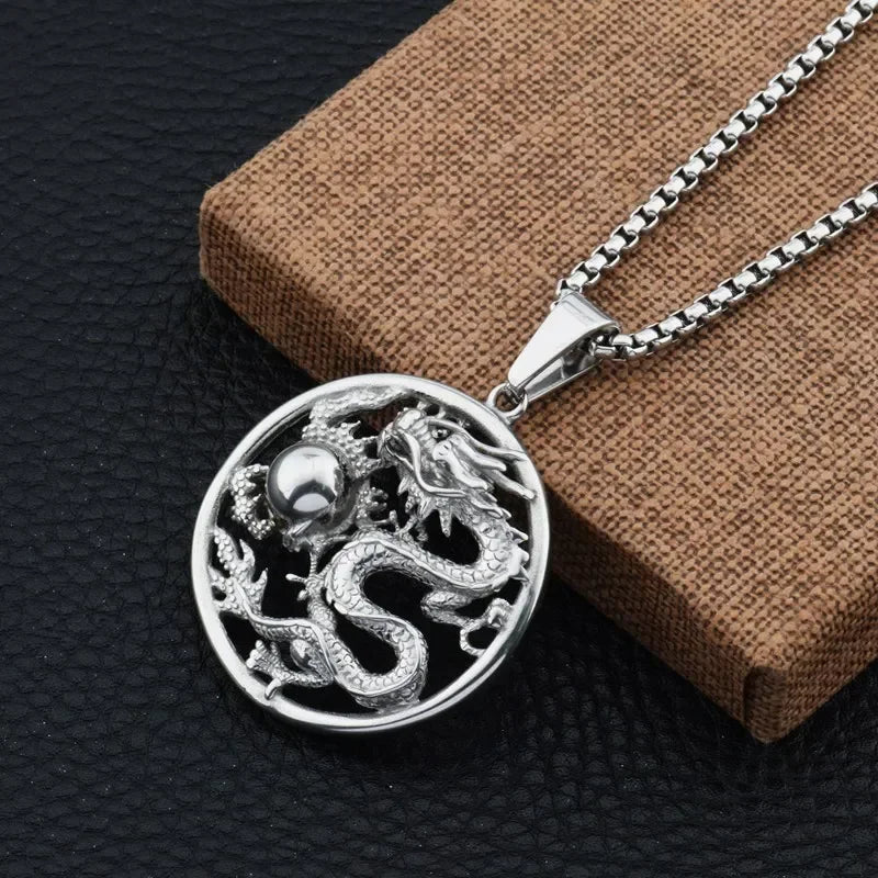 Handcrafted Skull Roman Helmet Pendant Necklace for Men