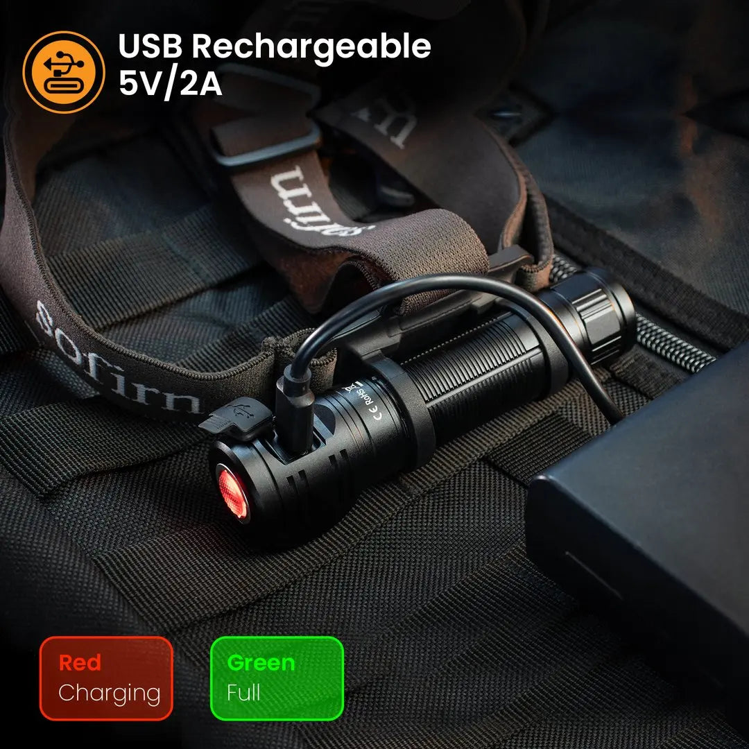 Sofirn HS40 SST40 LED Headlamp 2000lm USB C Rechargeable CHINA