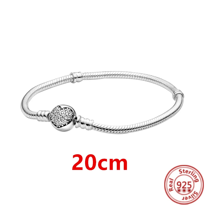 Fit Original Pantaro 925 Silver Zodiac Charm Bracelet with Colorful Zircon Beads GDL020-20