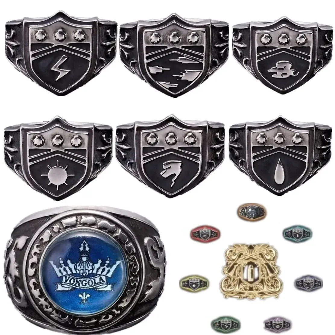 Anime Hitman Reborn Vongola Famiglia Cosplay Ring Gift