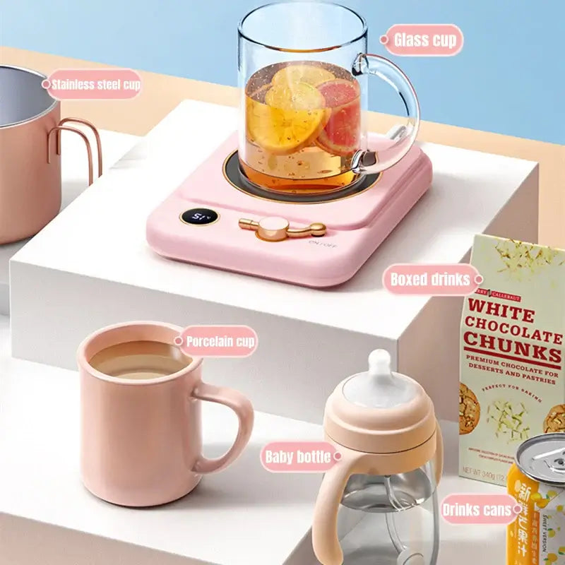 Coffee Cup Wamer Electric Mug Heater Keep Milk Tea Warm