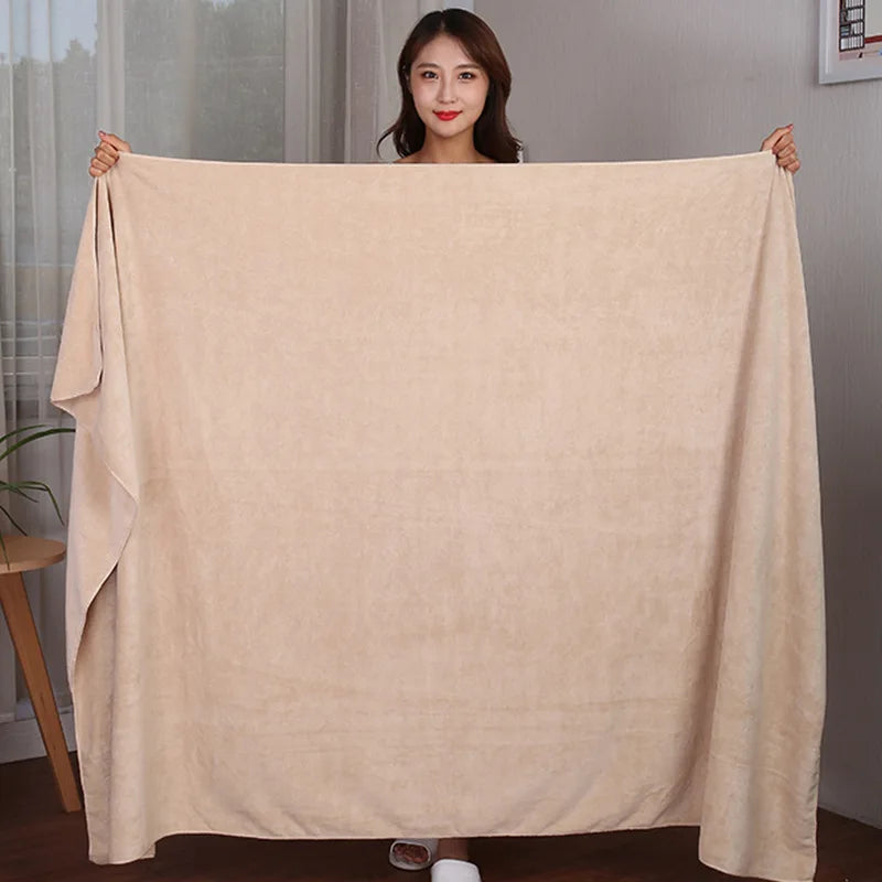 Extra Large Microfiber Bath Towel Super Absorbent Quick Drying Soft Hotel Beauty Salon Sauna Sports Towel