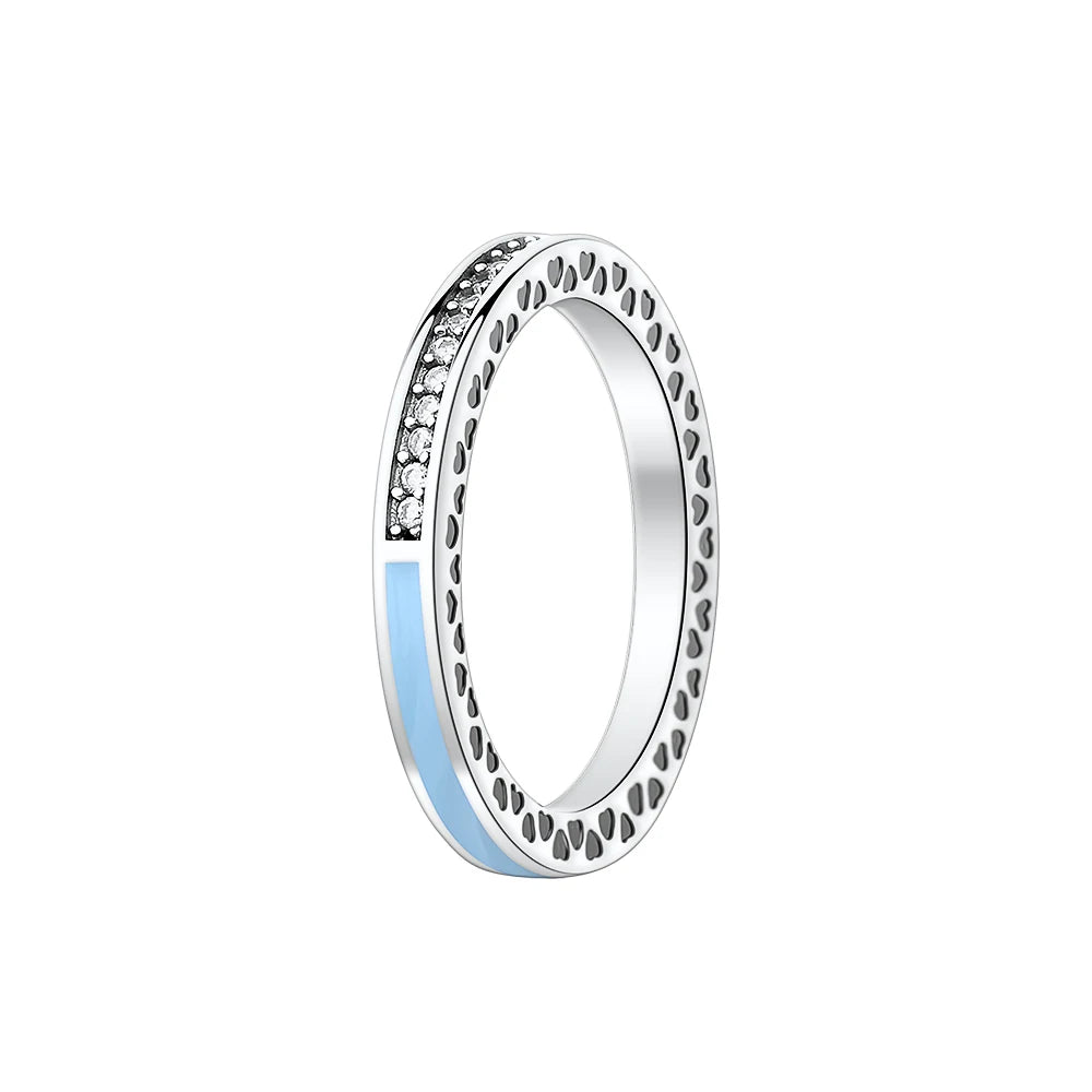 Daisy Flower Sterling Silver Ring for Women European Sizes 6 to 9 Fashionable Jewelry for Parties and Weddings