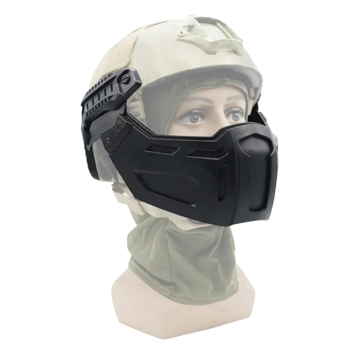 New Tactical FAST Helmet Half Face Mask for Airsoft Gear