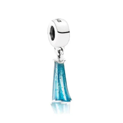 925 Silver Dress Pendant Charms for European Bracelets P296