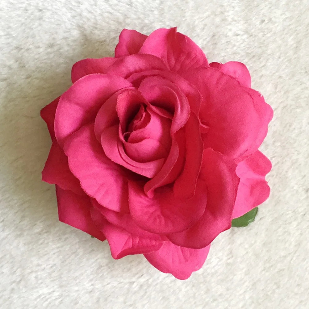 Bohemian Rose Floral Hairpin for Weddings and Beach Getaways