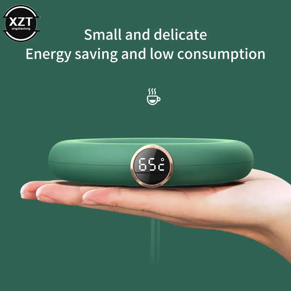 USB Coffee Cup Warm Heating Pad DC 5V Coaster With Timer