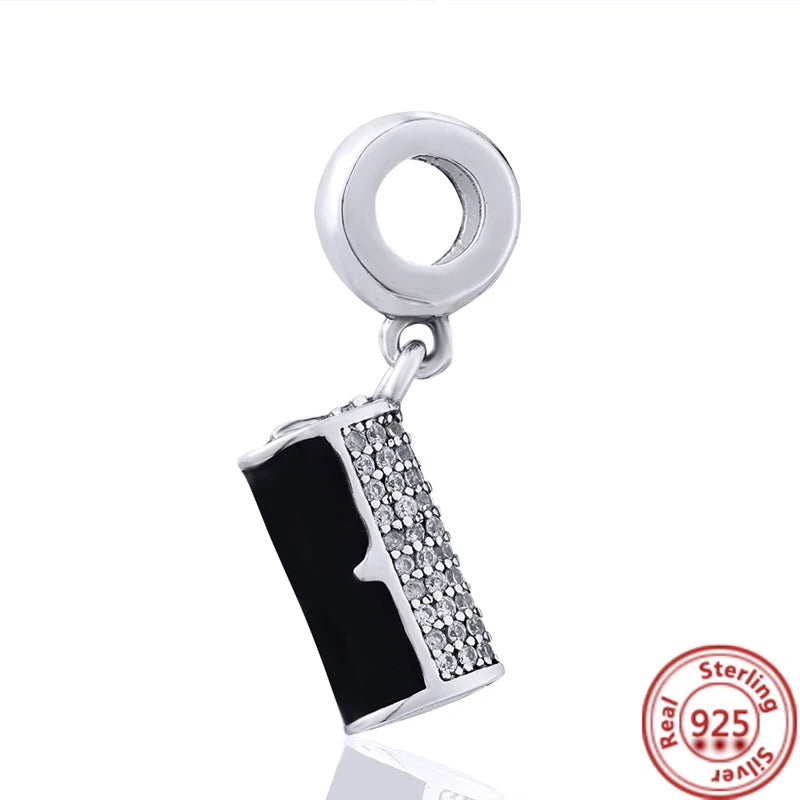 925 Sterling Silver Travel-Themed Charm Beads for Bracelets RS162