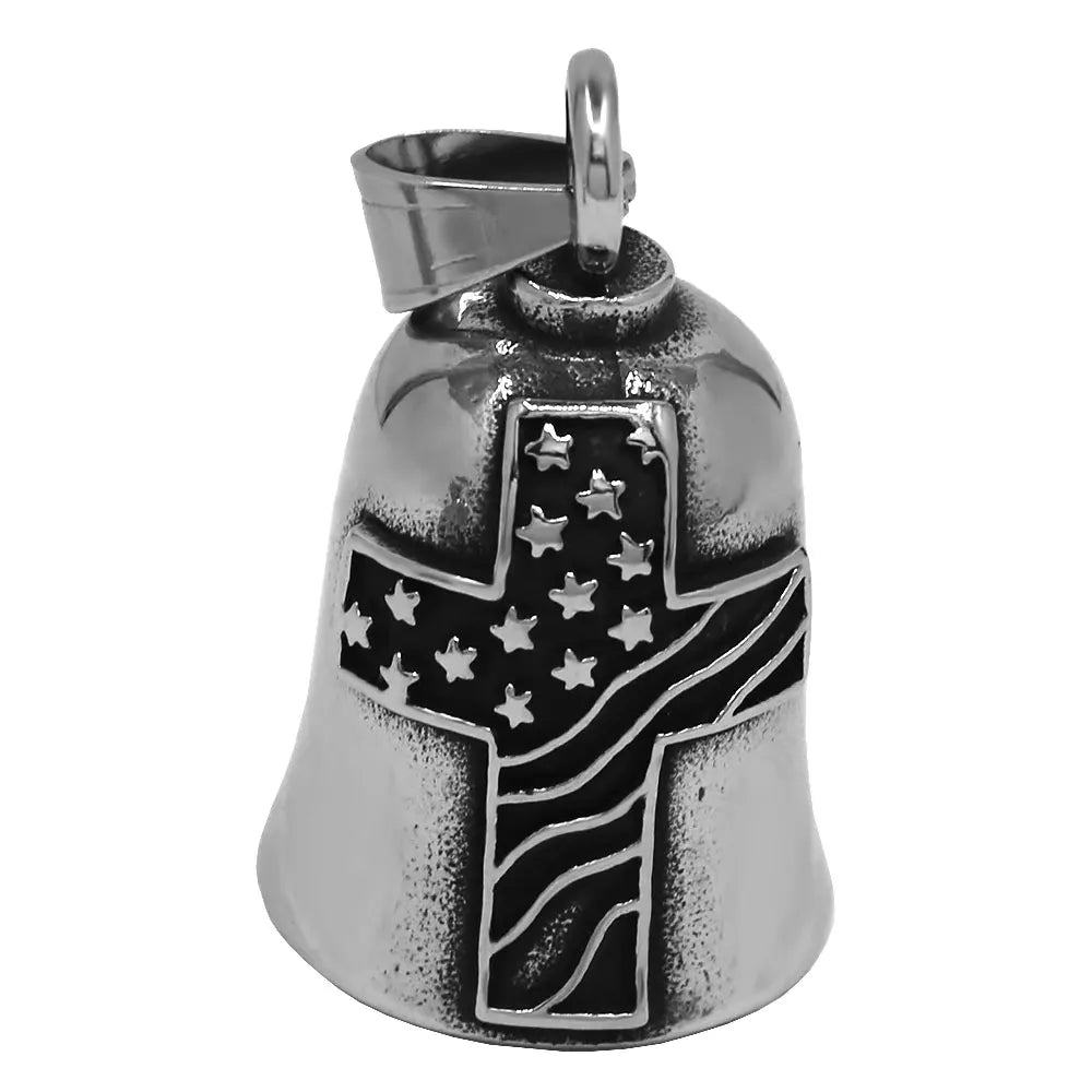 Viking Warrior Helmet Pendant Stainless Steel Eagle Cross Jewelry