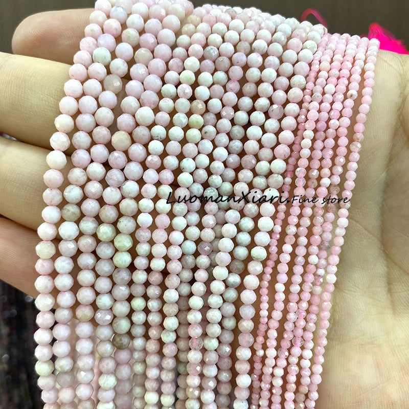 Elegant Faceted Aquamarine Beads for DIY Jewelry Making Bracelet Accessories