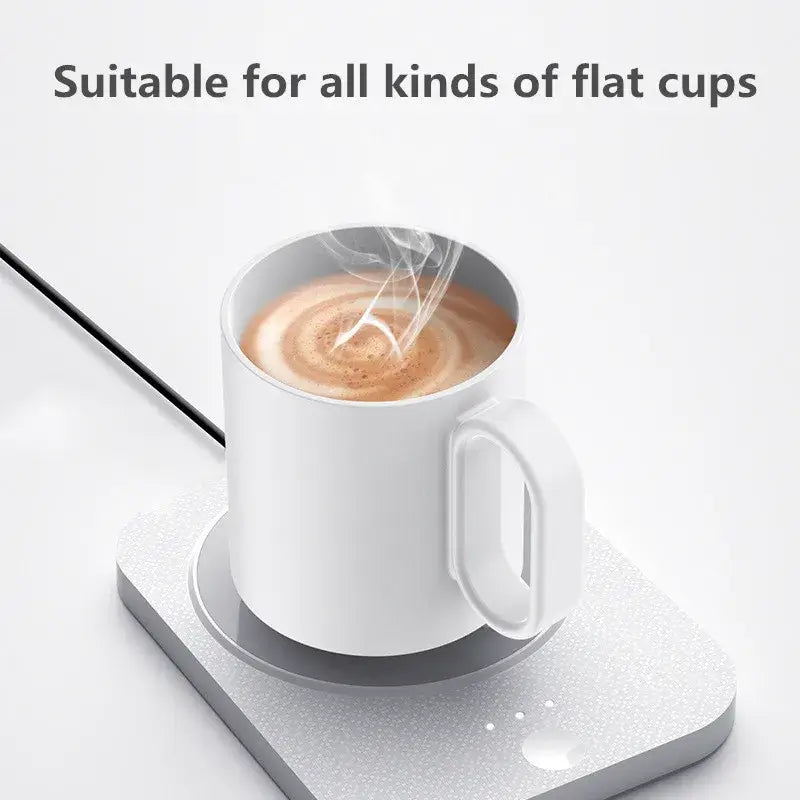 USB Cup Warmer Coffee Milk Tea Water Mug Heater Temperature Adjustable Heating Coaster For Home Office Winter
