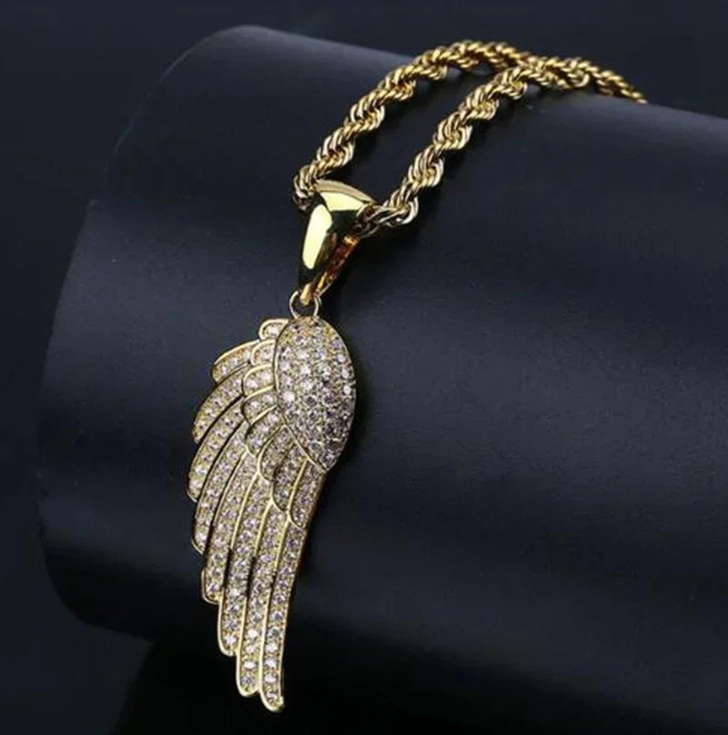 Cubic Zirconia Hip Hop XO Pendant Necklace for Men and Women