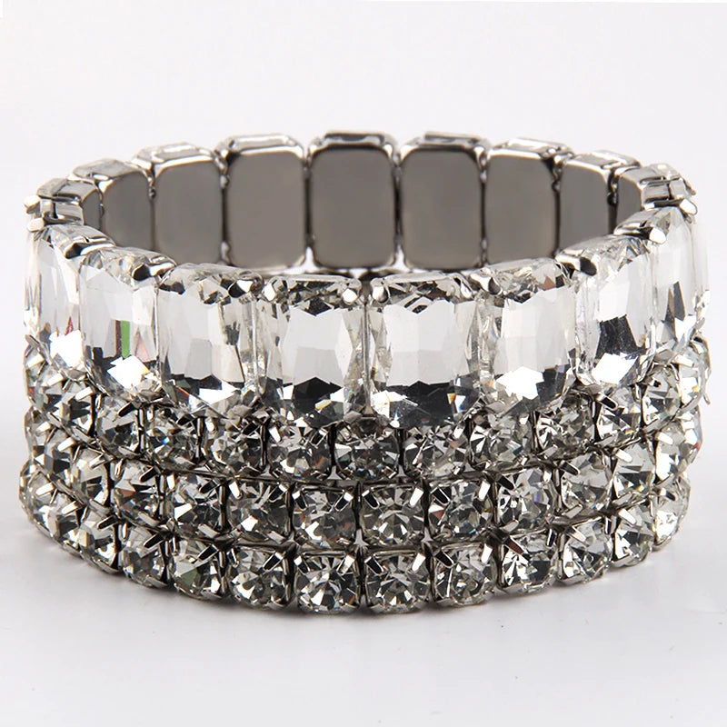 Bohemian Chic Colorful Glass Beaded Stackable Bracelets Set for Women